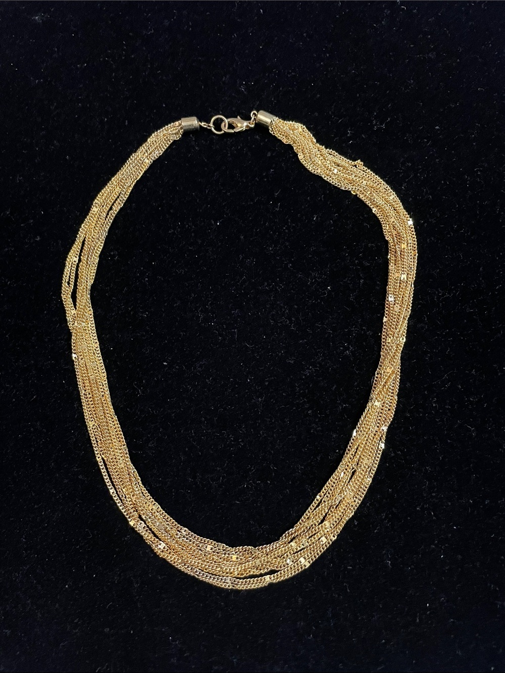 Multi-Strand Gold Layered Necklace - Women Jewelry